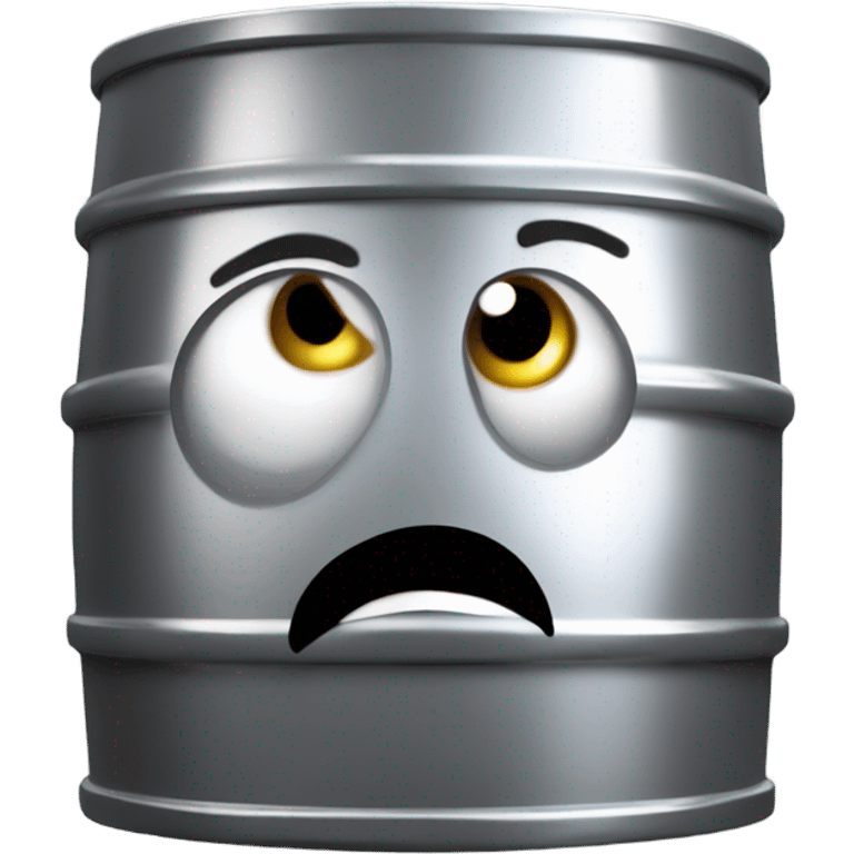 confused oil barrel emoji