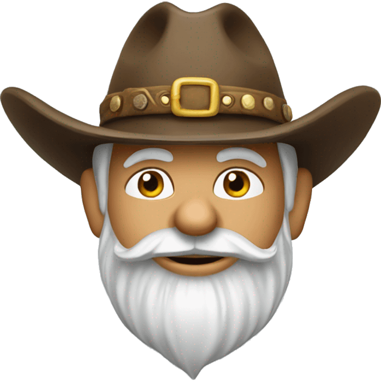 Gnome wearing cowboy hat emoji