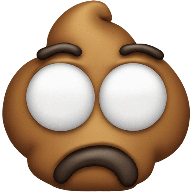 Sad poop  emoji