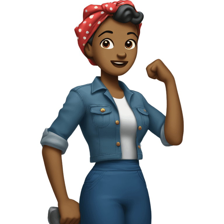 Rosie the Riveter emoji