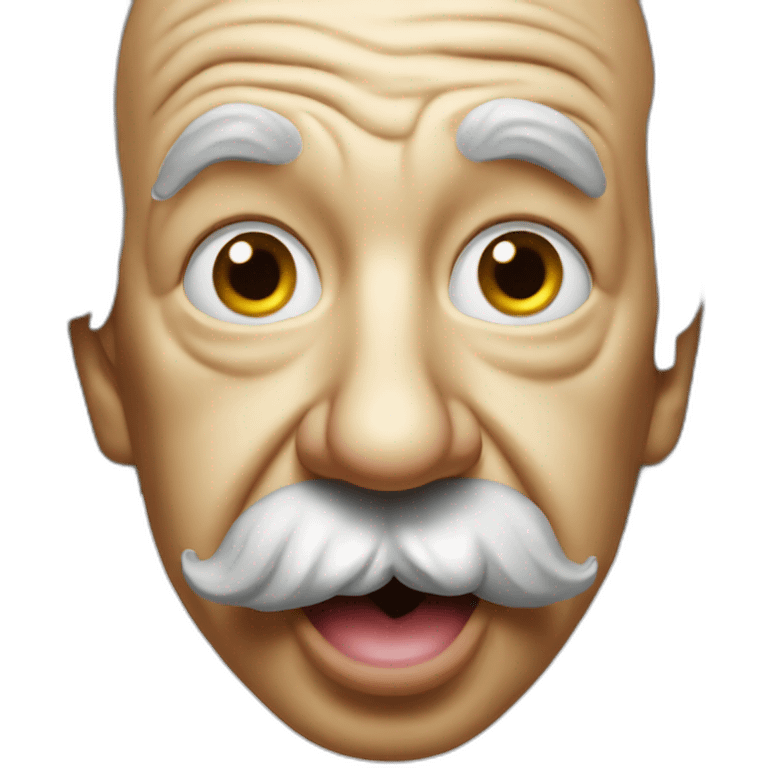 Albert Einstein tongue  emoji