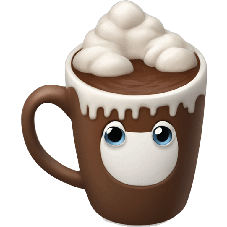 Hot chocolate in a mug emoji