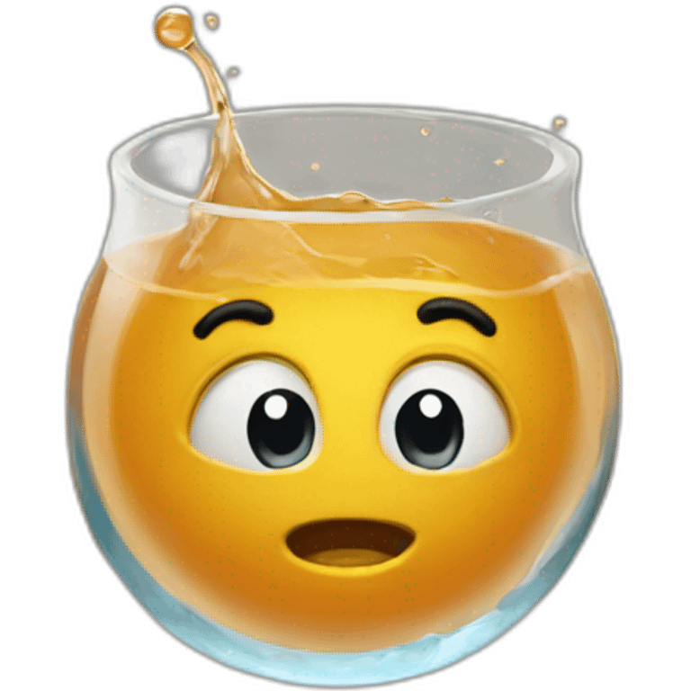 dribble liquid emoji