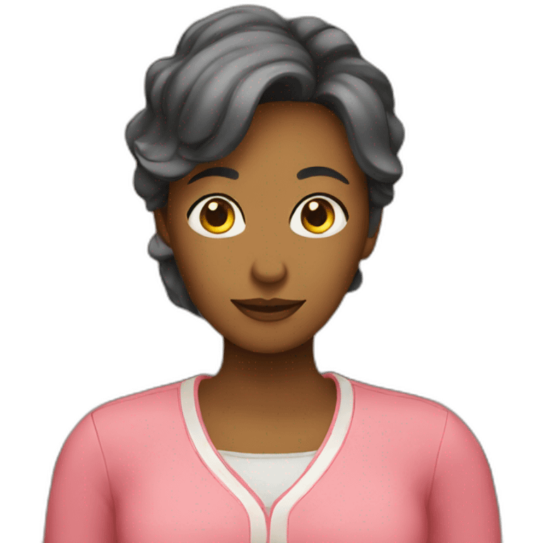 Mom in school emoji