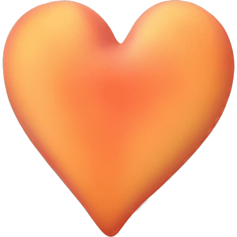 peach colored heart emoji