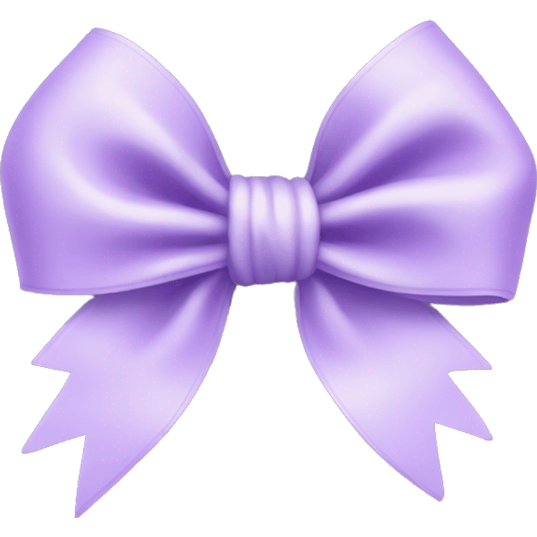 light purple coquette bow emoji