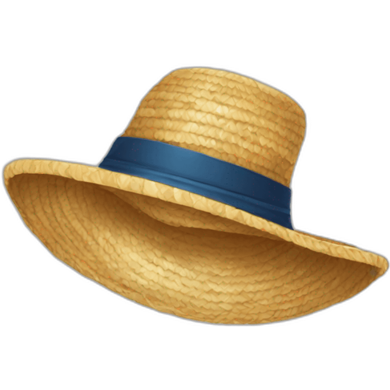 Chapeau de paille de luffy emoji