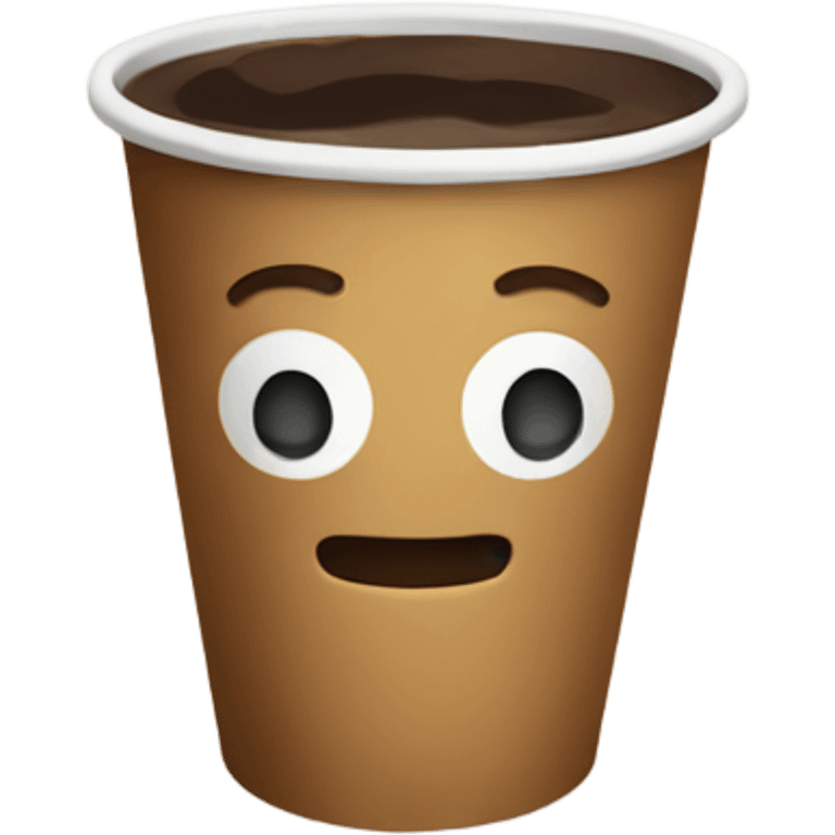 paper cup of coffee emoji