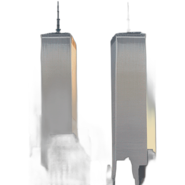 the twin towers during september 11 2001 emoji