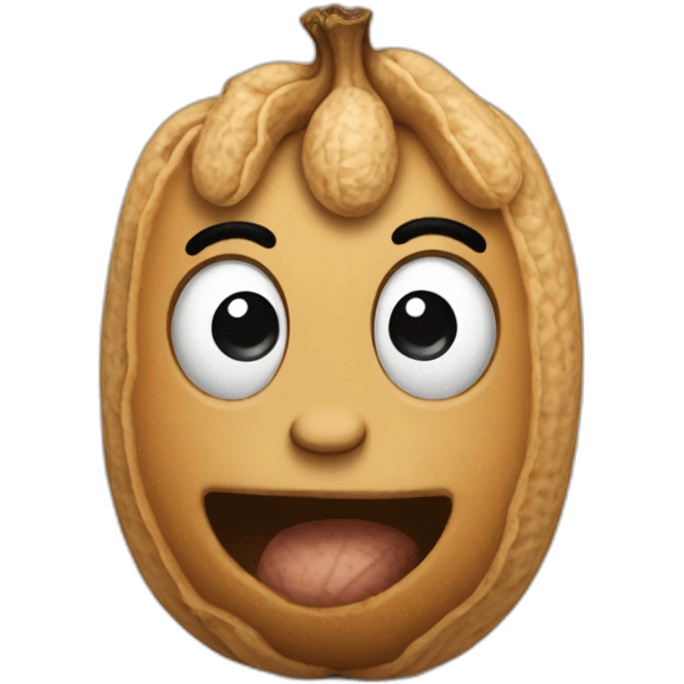 Peanut with tattoos emoji