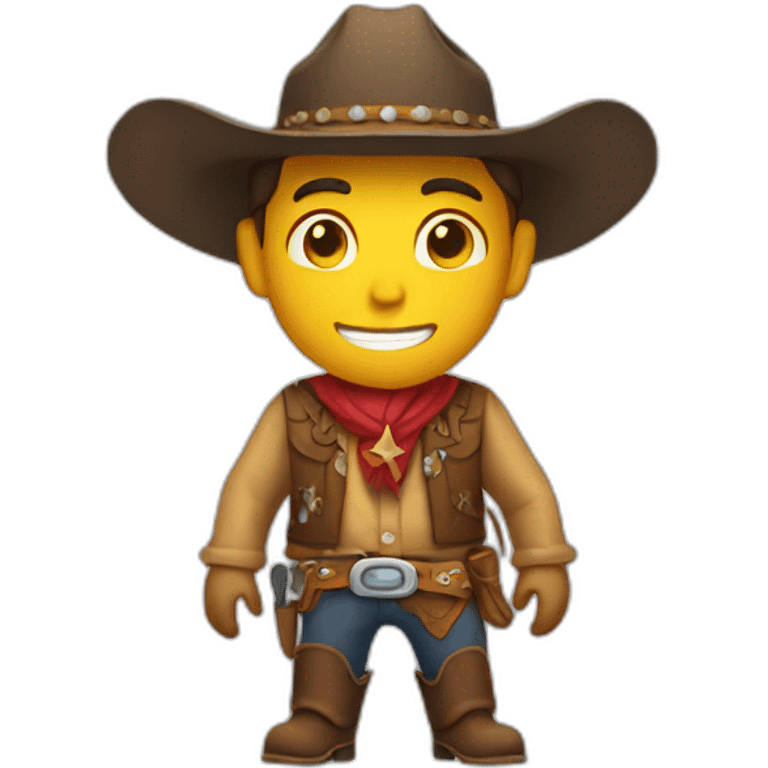 Relieved cowboy emoji