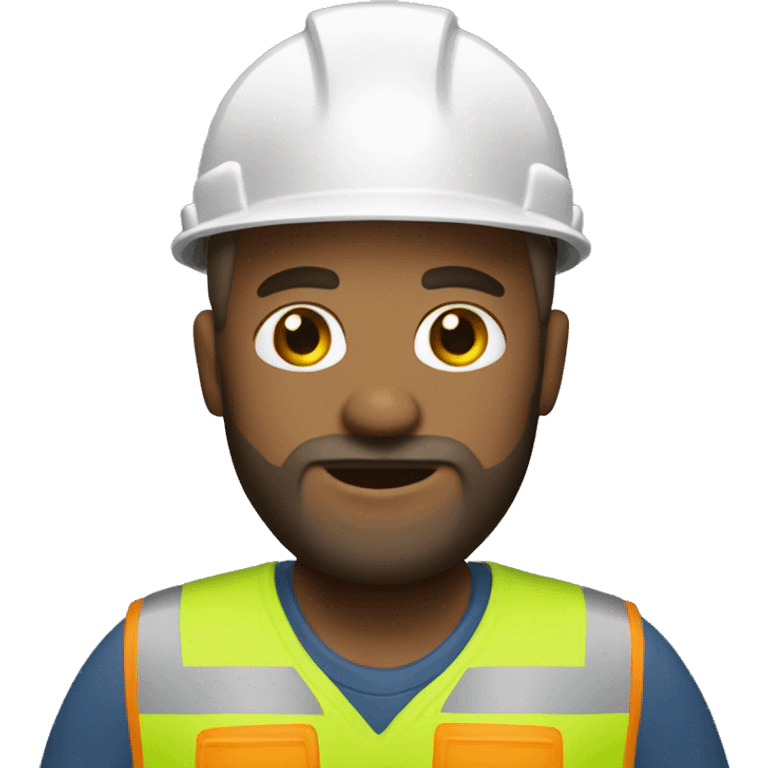 construction worker with a short blonde beard emoji