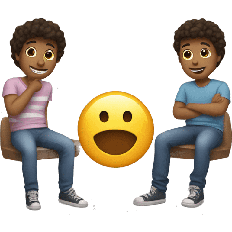 2 frends staying emoji