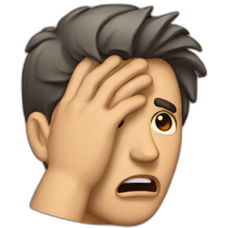 mega facepalm emoji