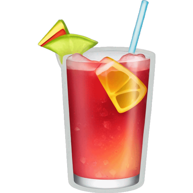 Cocktail with redbull can in it  emoji