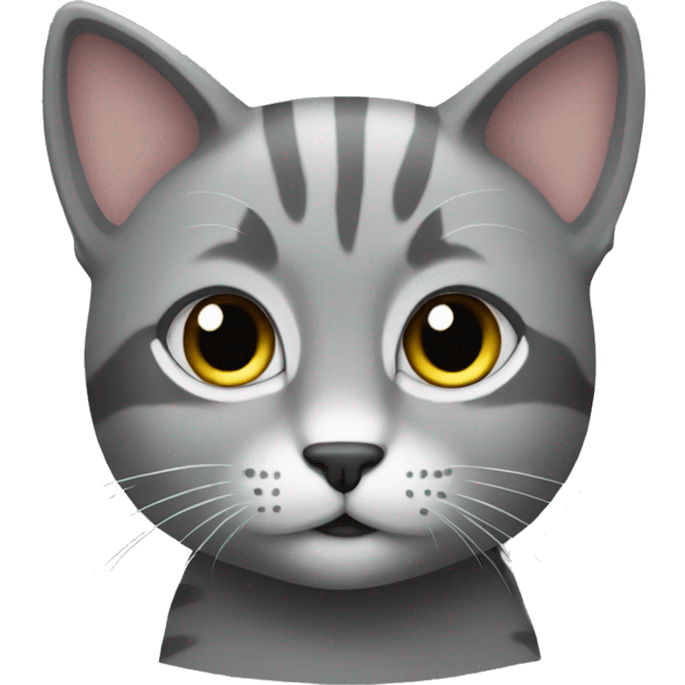 grey small cat emoji