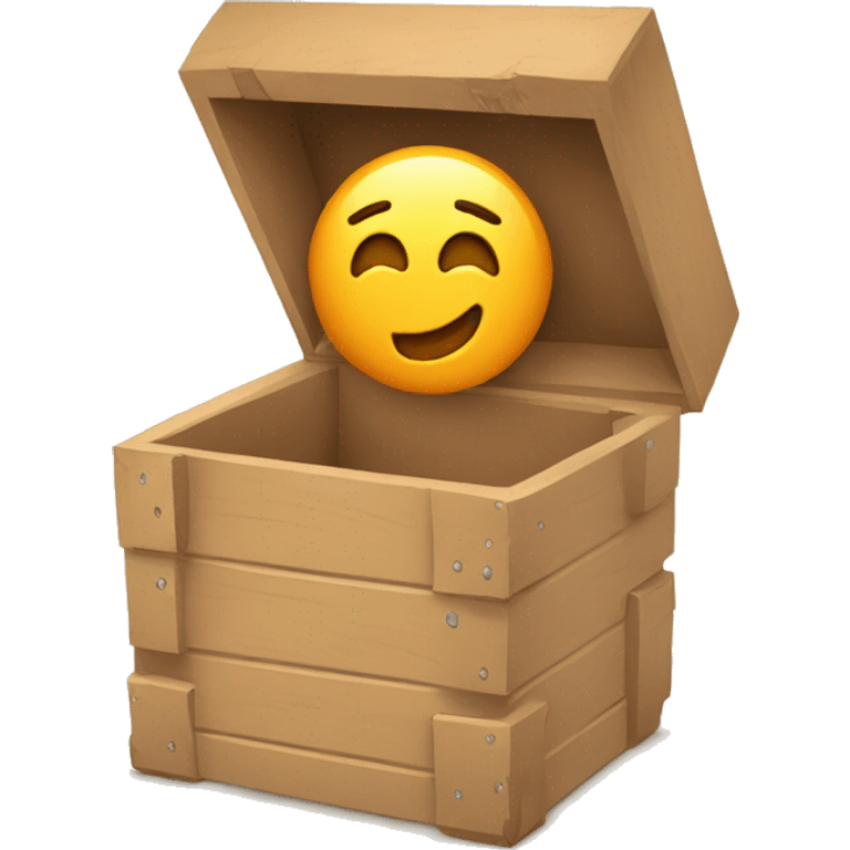 depositando cosas en cajon emoji