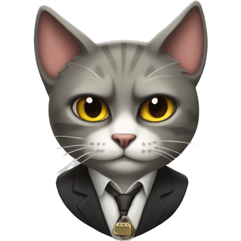 Mafia cat emoji