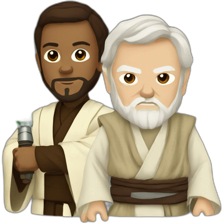 Obi wan kenobi and yoda emoji