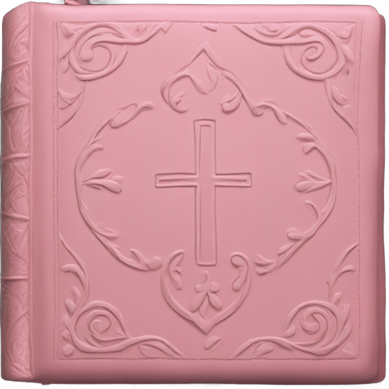 Pink Bible emoji