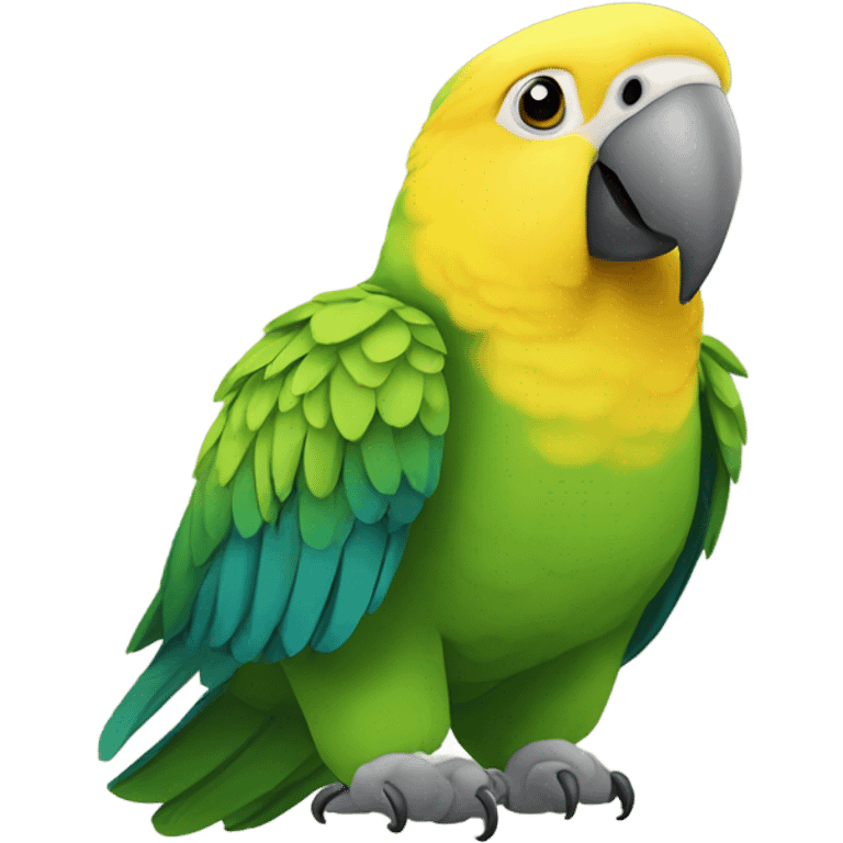 double yellow headed amazon parrot emoji