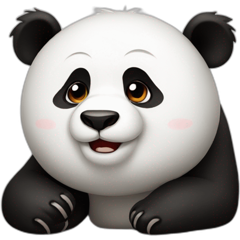 Lazy panda emoji