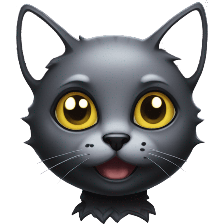 Gothic cat emoji