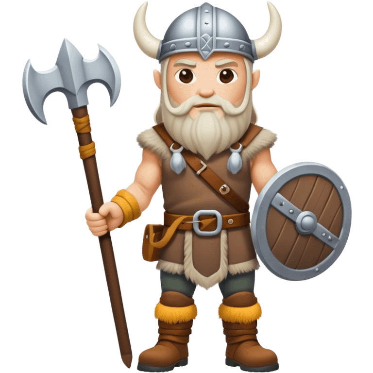 white skin road builder full body as a viking emoji