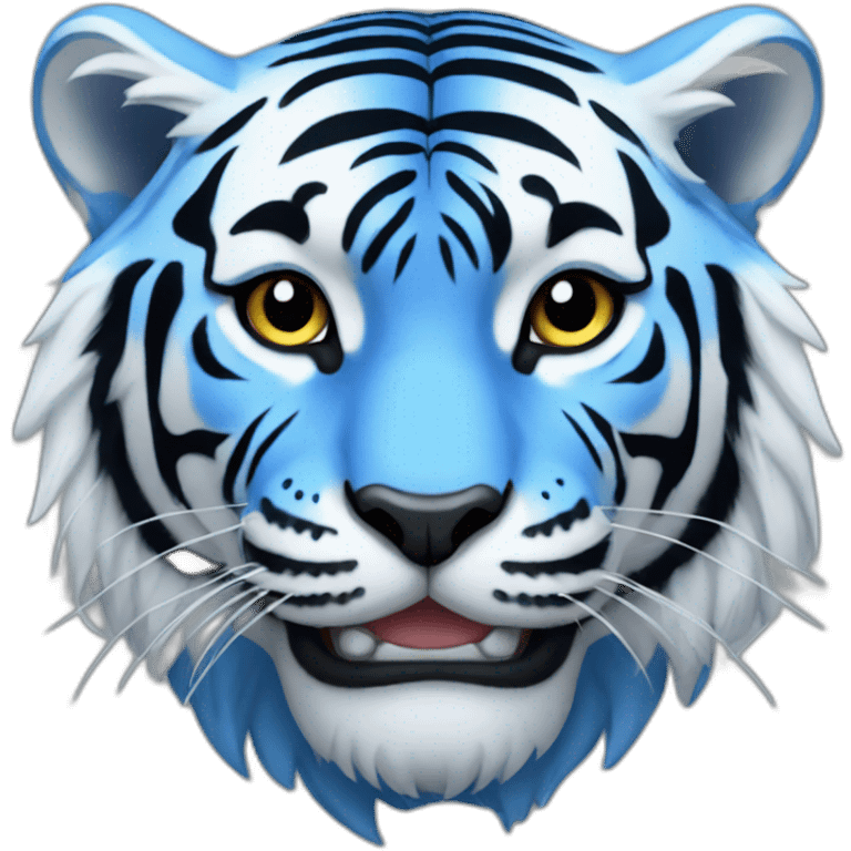 Blue tiger emoji