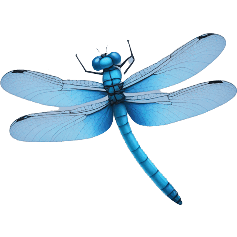 Blue dragonfly  emoji