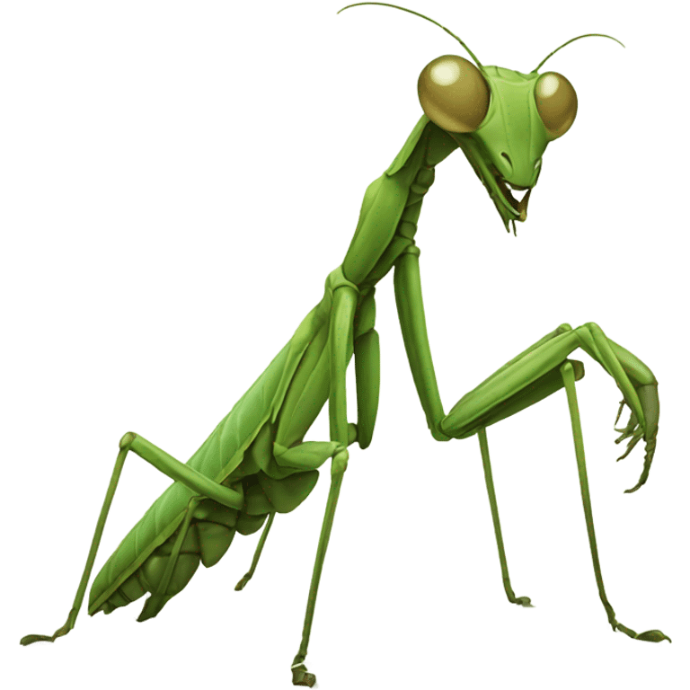 Praying mantis terrifying  emoji