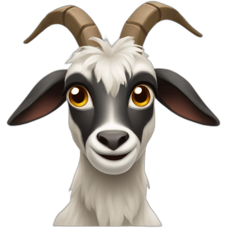 One eyed goat emoji