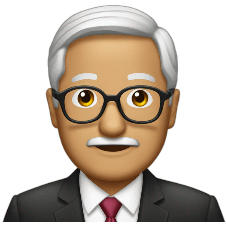 López Obrador con lentes emoji