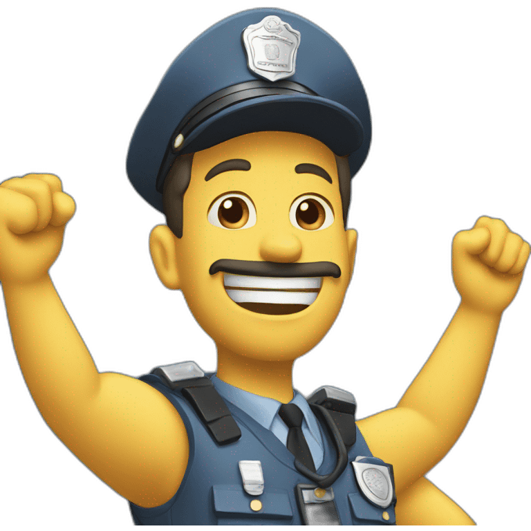 Policeman swear to god emoji