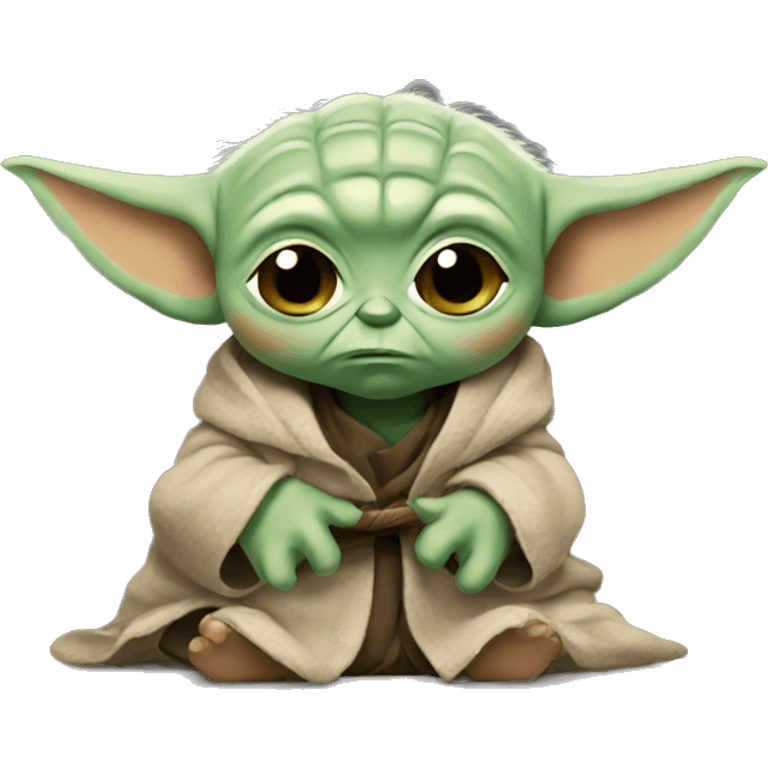 annoyed baby yoda emoji