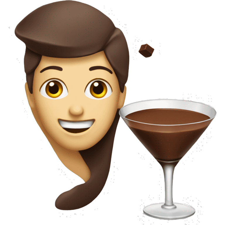 chocolate martini emoji