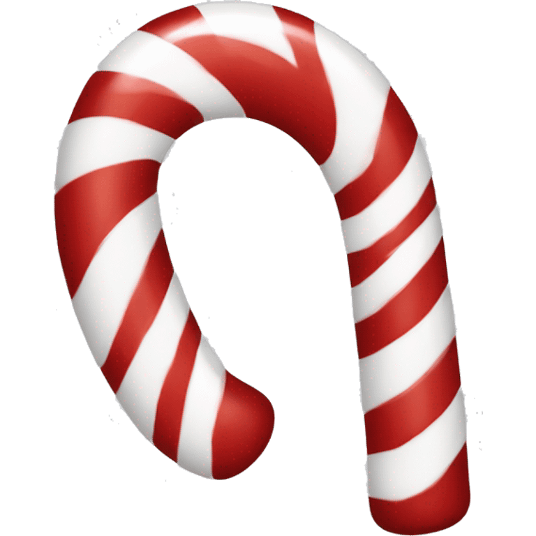 A red and white candy cane 7.5 in  emoji