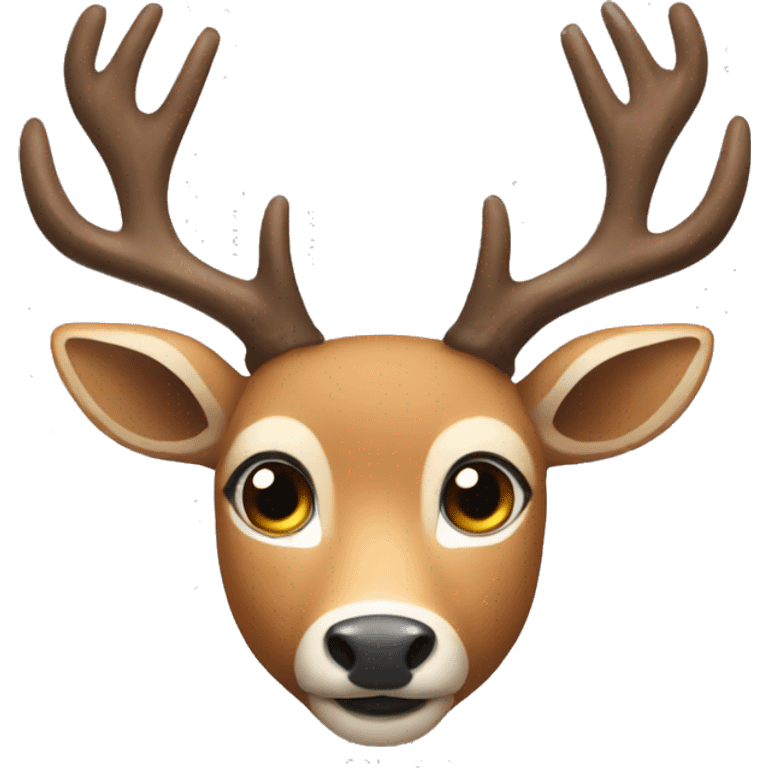 Deer with antlers emoji