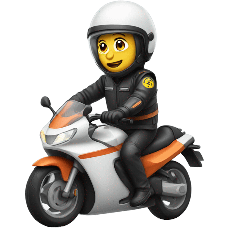 Me on motorbike  emoji