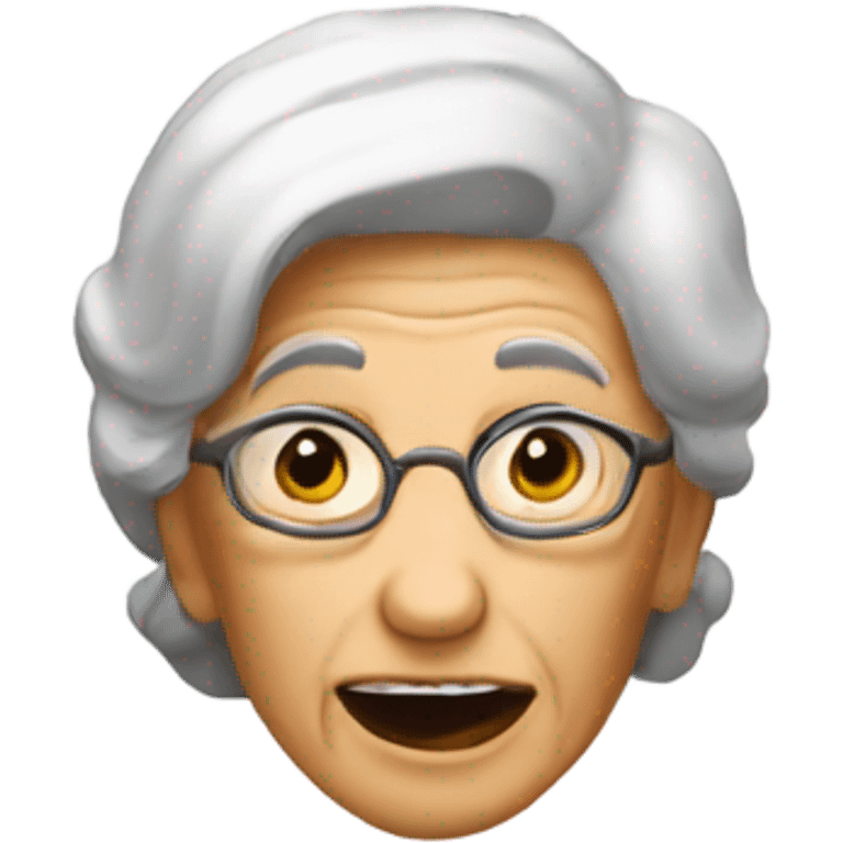 Oma reni geht wild emoji