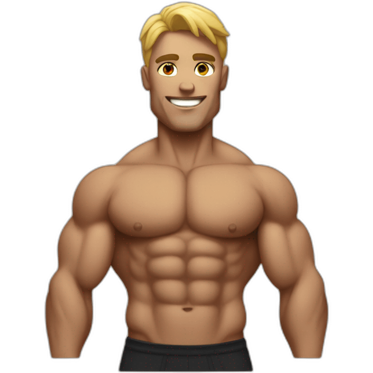 Body builder emoji