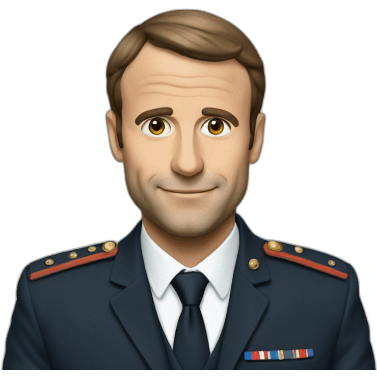 Macron packed emoji