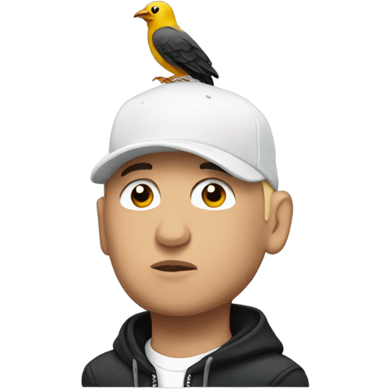 Eminem with a bird emoji