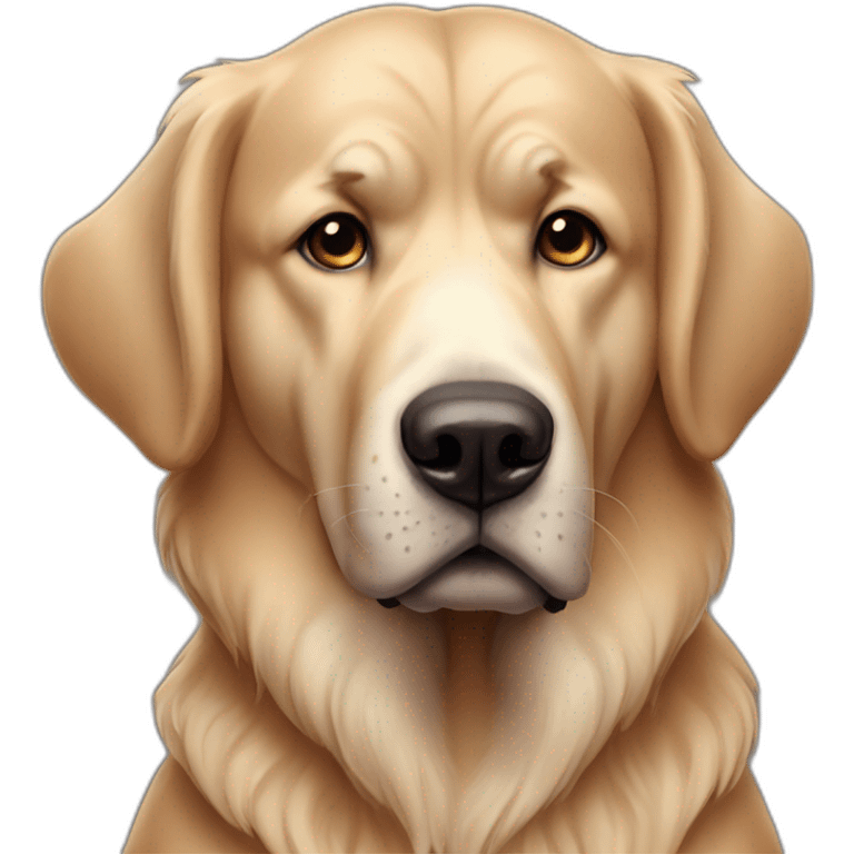 Big dog named Corentin emoji