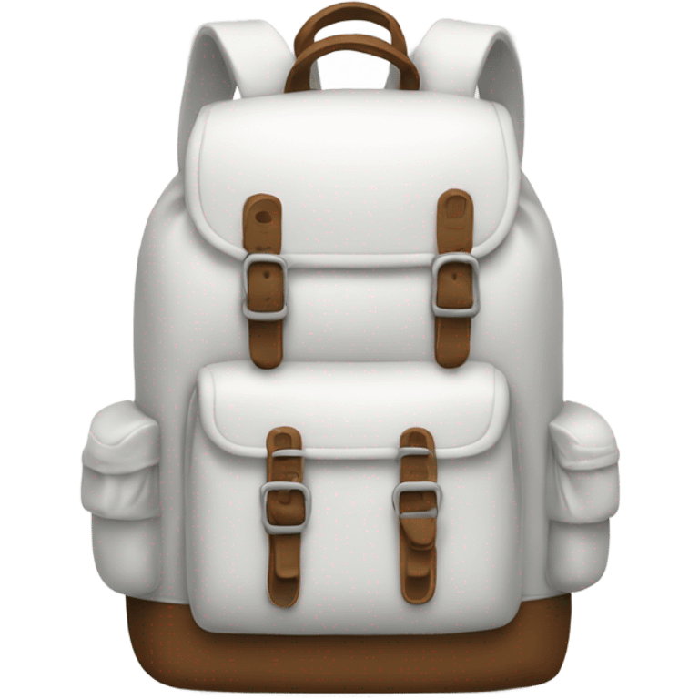 white backpack emoji