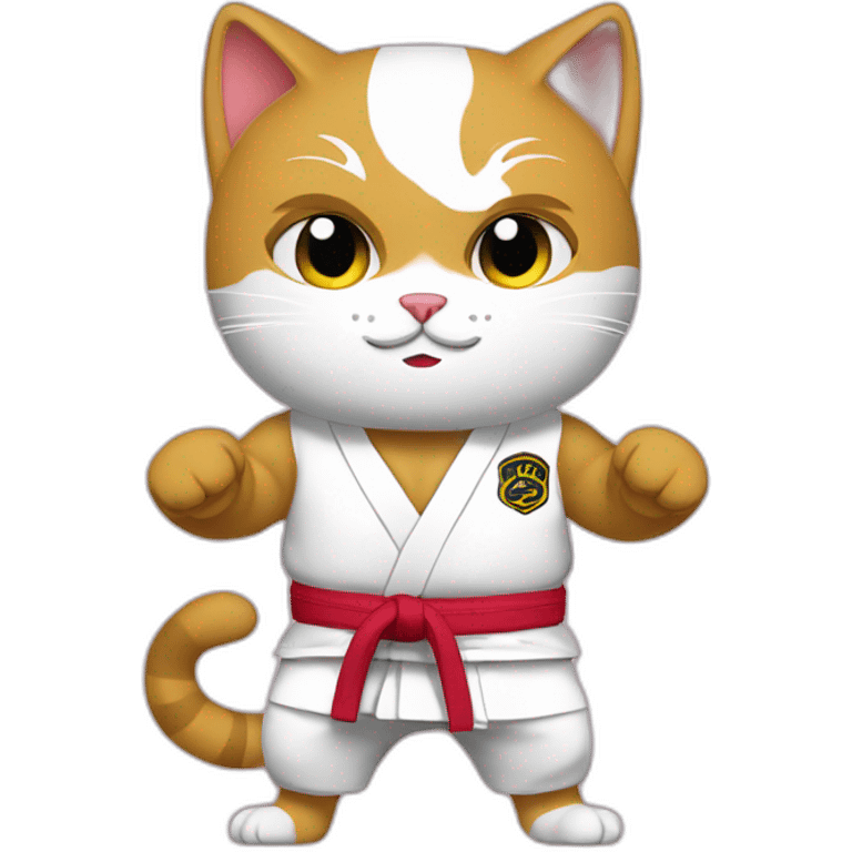 jiu-jitsu cat emoji