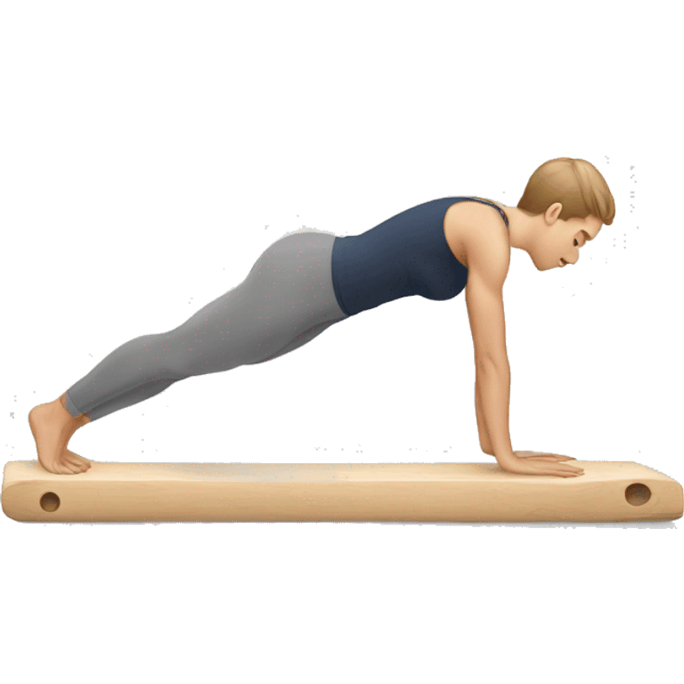 white doing plank emoji