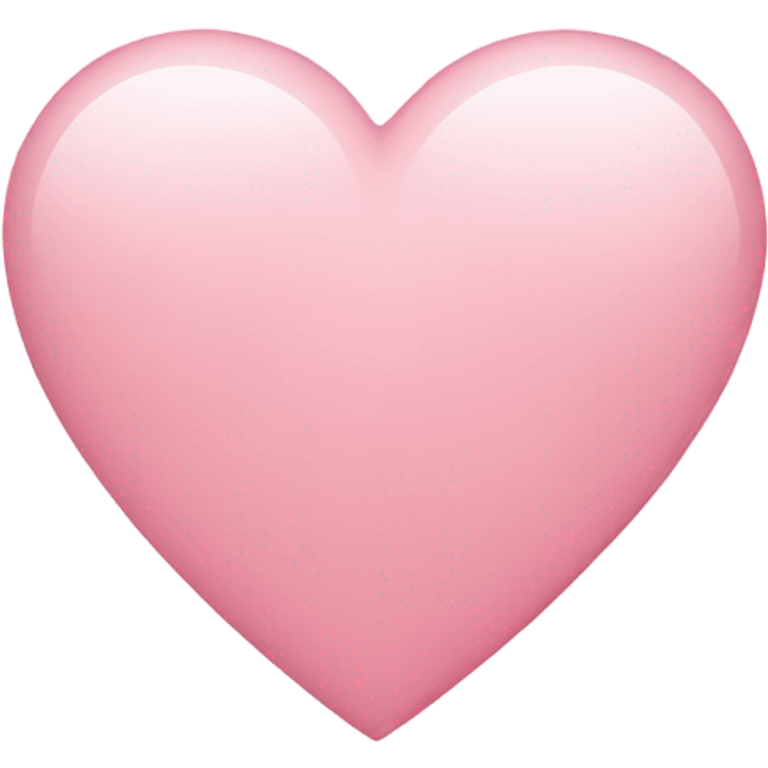 light pink heart emoji