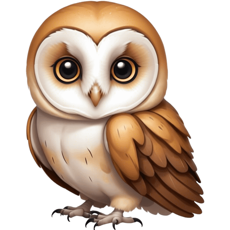 baby barn owl emoji