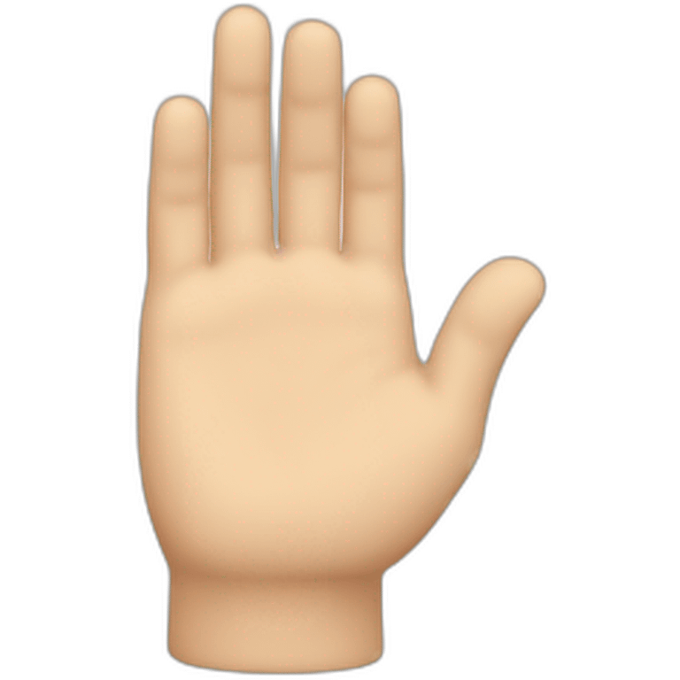 isometric hand emoji